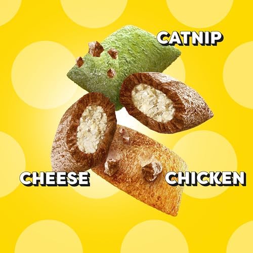 Temptations MixUps Crunchy and Soft Cat Treats, Catnip Fever, 6.3 oz, 10pk - Image 4