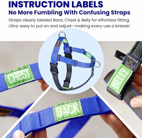 Freedom No Pull Dog Harness, Blue, XX-Large - Image 4