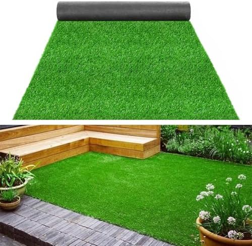 118.1 x 39.4 Inch (Pack of 1) Dog Grass Pad, Extra Large Artificial Grass Turf Mat, Fake Grass for Large Dog Potty Training Indoor Outdoor Balcony Patio Lawn Decoration by SSRIVER