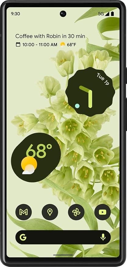 Google Pixel 6 – 5G Android Phone - Unlocked Smartphone with Wide and Ultrawide Lens - 128GB - Sorta Seafoam - Image 4