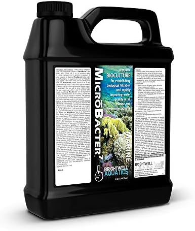 Brightwell Aquatics MicroBacter7 Biological Filter Bioculture Aid, 4L by BrightwellAquatics