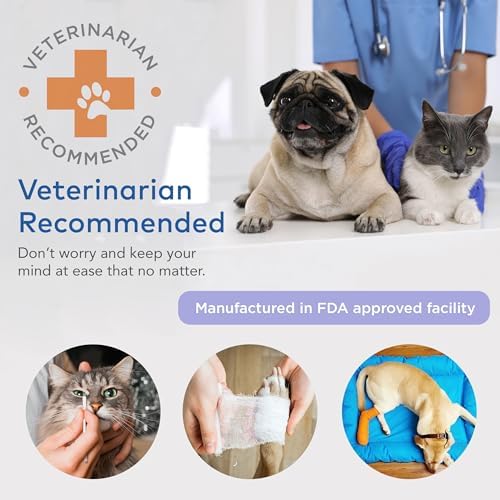 ARCA PET Cat & Dog First Aid Kit for Car - Pet Emergency Kit for Home Office Travel – Dog Camping Essentials with Muzzle & Mini First Aid Pouch - Image 4