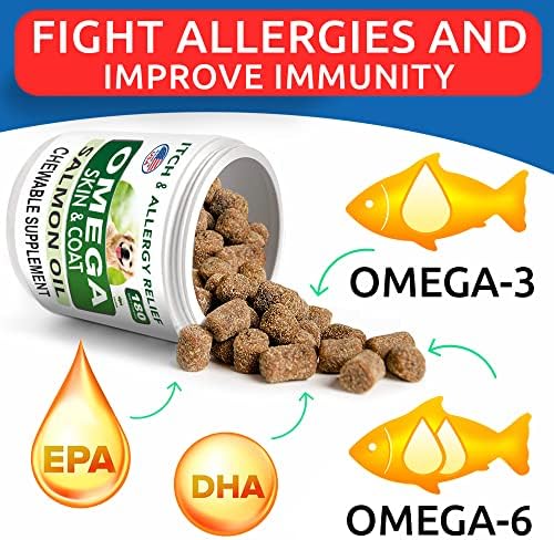 Omega 3 for Dogs - Fish Oil for Skin & Coat Health, Itch & Allergy Support - Image 2