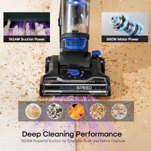 Eureka Upright Vacuum Cleaners, PowerSpeed Lightweight, NEU280 - Image 2