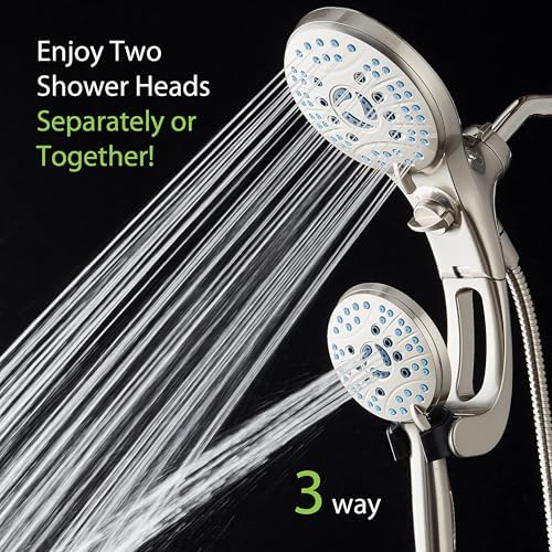 AquaCare 50-mode High Pressure Shower Head Combo with Arm & Dual Power Wash - Image 2