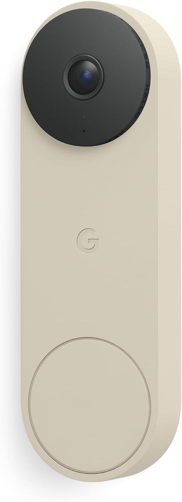 Google Nest Doorbell (Wired, 3rd Gen) - 2K Video, Live View - 2025 - Linen | Video doorbell, 2K HDR, intelligent alerts, color night vision, 2-way audio, works with Google Home & Gemini by Unknown