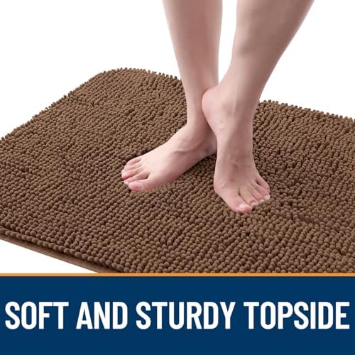 OLANLY Dog Door Mat for Muddy Paws 47x17, Super Absorbent Chenille Mud Mat - Image 4