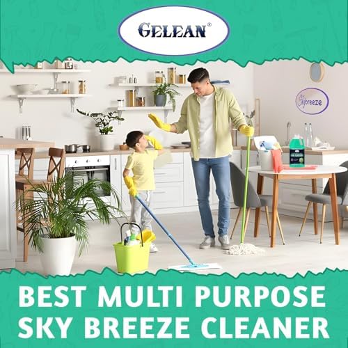 Multi Purpose Cleaner Pet Odor eliminator 64oz - Concentrate MAKES 32 GALLON - MADE IN USA- pH Neutral - Strong Floor Cleaner Odor eliminator - Stain Remover Cleaner & Deodorant (64 Fl Oz, Sky Breeze) - Image 3