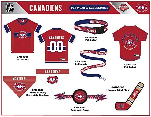 NHL Montreal Canadiens Jersey for Dogs & Cats, X-Small. - Let Your Pet Be A Real NHL Fan! - Image 6