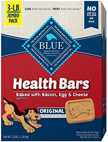 Blue Buffalo Health Bars Bacon Egg & Cheese Dog Biscuits, 48 oz by BlueBuffaloCompanyLtd