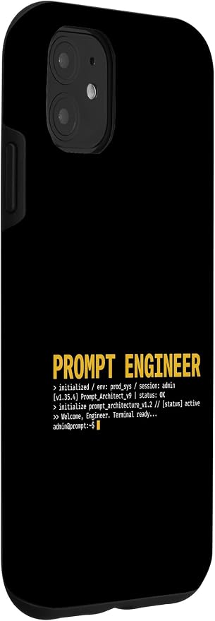 Prompt Engineer Terminal Screen AI Developer Software Coder Case for iPhone 11 - Image 3