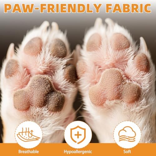 KOOLTAIL Anti Slip Dog Socks to Prevent Licking Paws,Dog Shoes for Hot Pavement, Reflective Traction Control Booties, Dogs Boots & Paw Protector for Hardwood Floors Small Medium Large Senior Dogs - Image 6