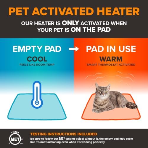 K&H Heating Pad, Lectro-Kennel Igloo Heated Outdoor Dog Bed, Safety Listed - Image 5