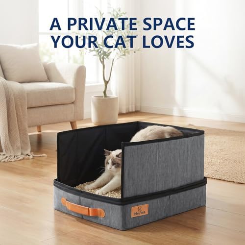 MORAIS Portable Travel Litter Box for Cats, 17.7"×13.5"×11" - Image 5