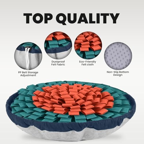 PET ARENA Snuffle Mat Dog Puzzle Toy Slow Feeder for Training & Enrichment - Image 4