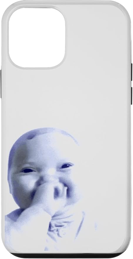 AI Baby Holding Laugh Meme Case for iPhone 12 mini by Unknown