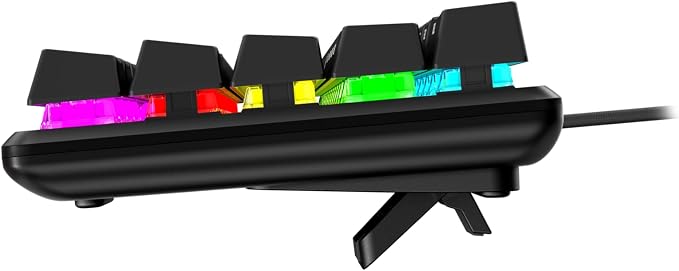 HyperX Alloy Origins 60 - Mechanical Gaming Keyboard, Ultra Compact 60% Form Factor, Double Shot PBT Keycaps, RGB LED Backlit, NGENUITY Software Compatible - Linear HyperX Red Switch,Black - Image 2