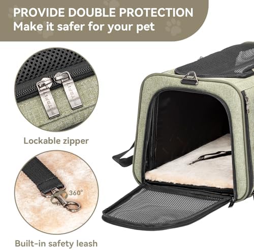 Petsfit Small Expandable Cat Carrier for Air Travel, Up to 9 lb - Image 6