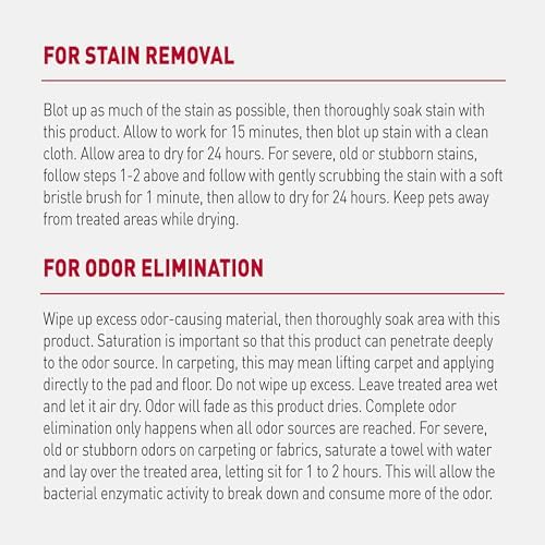 Nature’s Miracle Advanced Cat Stain & Odor Eliminator, Severe Mess, 32 oz - Image 4