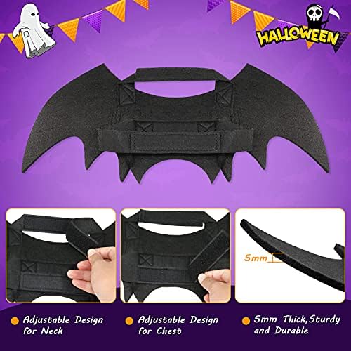Rypet Dog Bat Wings Costume M, Dog Bat Costume for Halloween Cosplay Party - Image 4