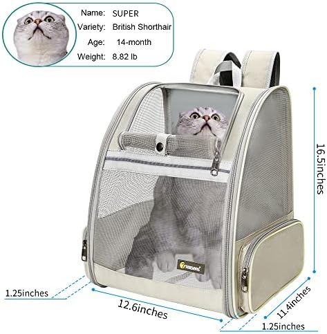 Texsens Innovative Traveler Bubble Backpack Pet Carriers for Cats and Dogs - Image 2