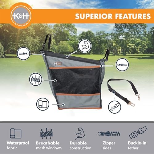 K&H Buckle N Go Dog Car Seat for Small Pets, 16 X 14 X 14in - Image 5