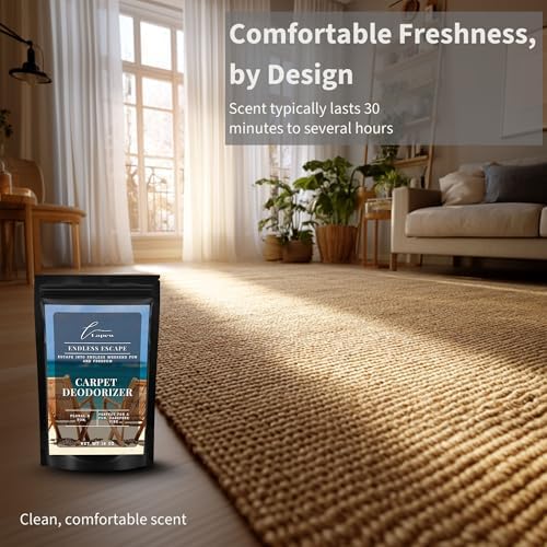 Lapew Endless Escape Carpet Deodorizer Powder - Pet Safe Freshener for Vacuuming | Scented Odor Eliminator for Home | 16 oz - Image 5