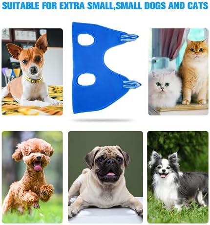 Kkiimatt Dog Grooming Hammock Harness for Extra Small Dog, XS Grooming Hammock for Pet, Dog Nail Hammock with Nail Clippers/Trimmer, Grooming Sling Holder Hanger for Nail Trimming/Clipping - Image 3