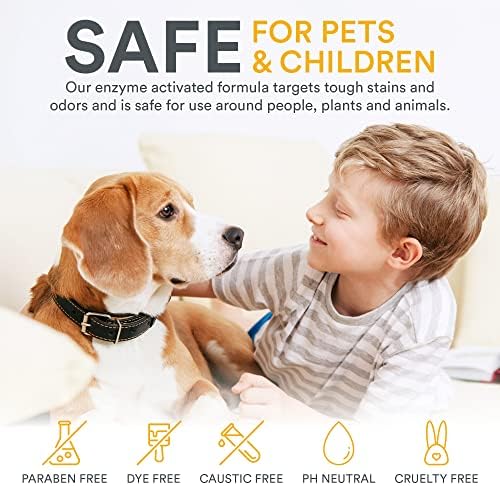 Zeiff Pet Stain and Odor Remover - Pet Odor Eliminator for Home and Professional Use - Carpet Stain Remover - Pet Urine Enzyme Cleaner for Dog and Cat Pee, Feces, and Fluids - 1 Gallon - Image 4