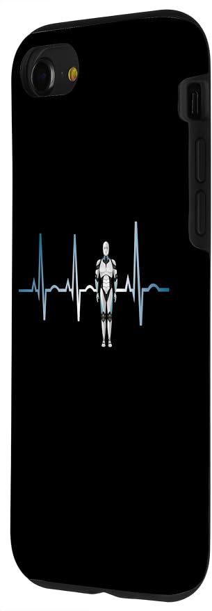 iPhone SE (2020) / 7 / 8 Ai Heartbeat Love Ai EKG Heart Funny Idea for Ai lover Case - Image 2