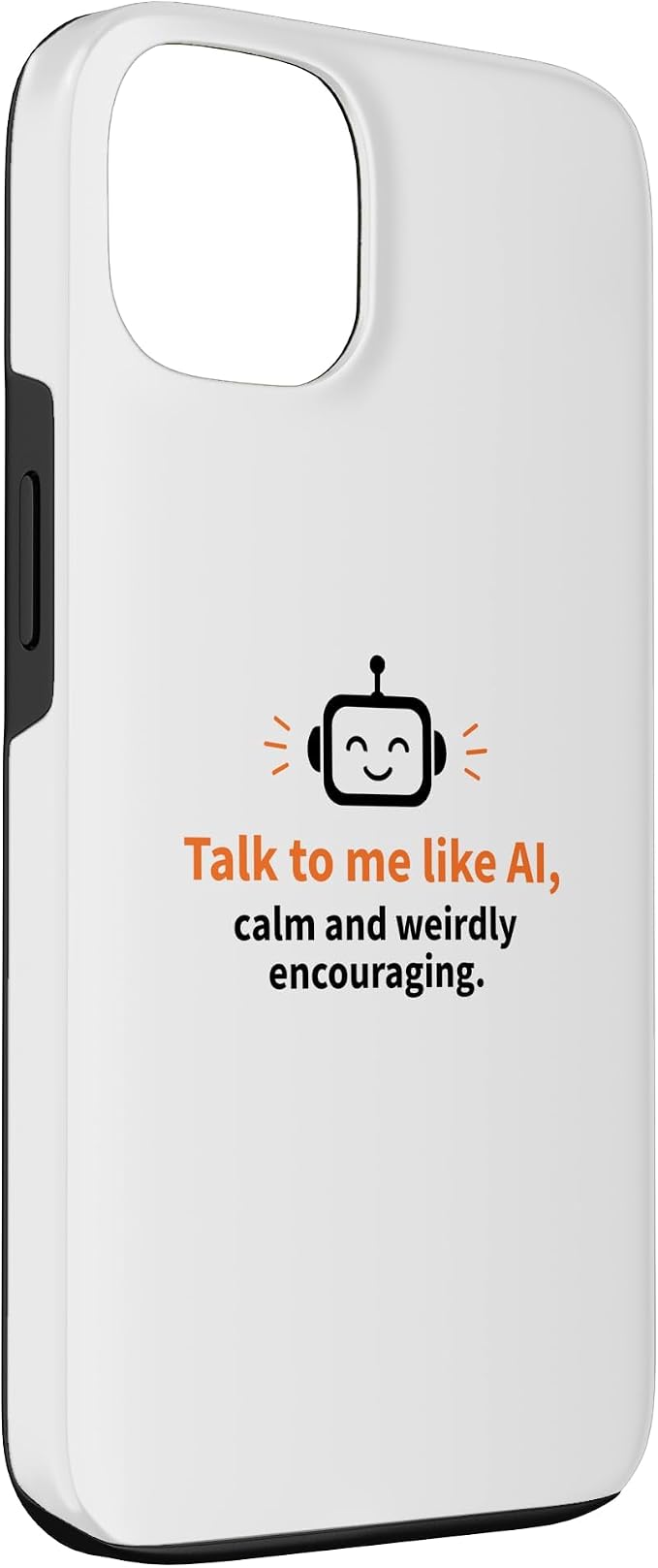 AI Robot Calm Encouraging Tech Support Case for iPhone 13 - Image 3