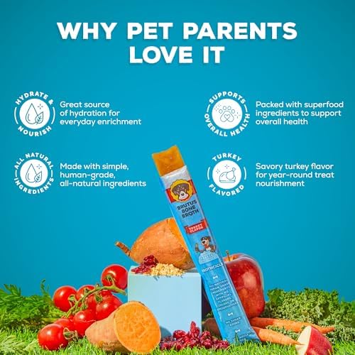 Brutus Brothcicles Frozen Dog Treats - Turkey Flavor Dog Popsicle Snack, Hydrating Frozen Enrichment Treat with Superfoods,12 Fl Oz Pack of 1 (2 oz per Stick) - Image 4