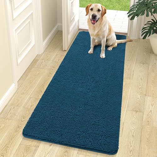 OLANLY Dog Door Mat for Muddy Paws 70x24, Super Absorbent Chenille Mud Mat by OLANLY