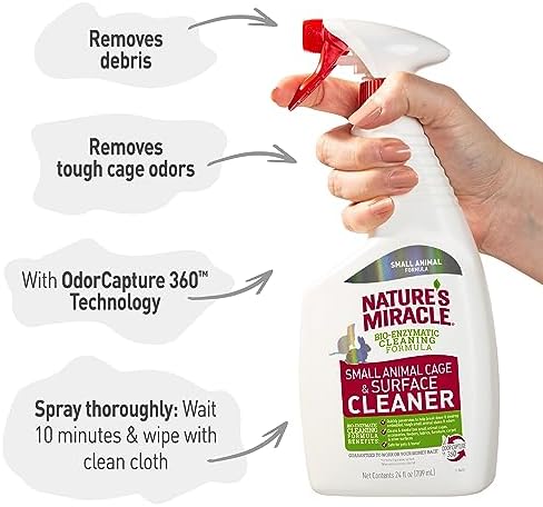 Nature's Miracle Small Animal Cage & Surface Cleaner, 24 oz - Image 5