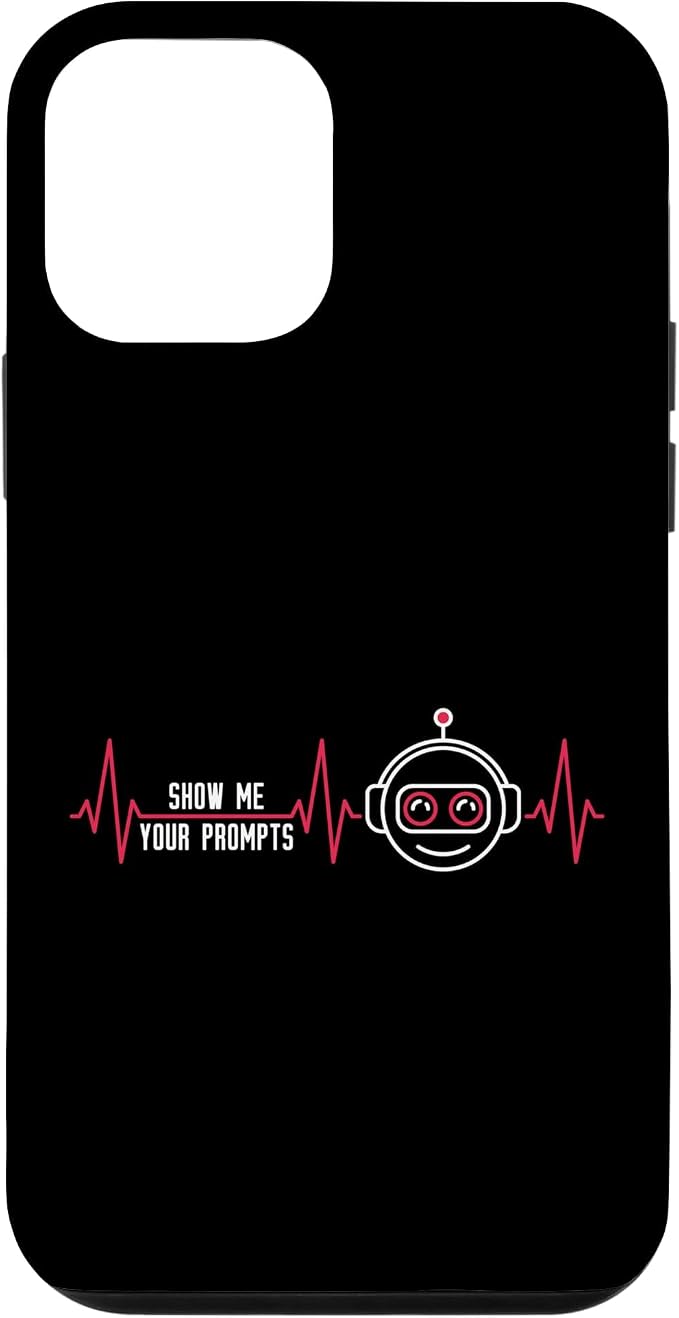 Show Me Your Prompts AI Artificial Intelligence Heartbeat Case for iPhone 12 mini by Unknown