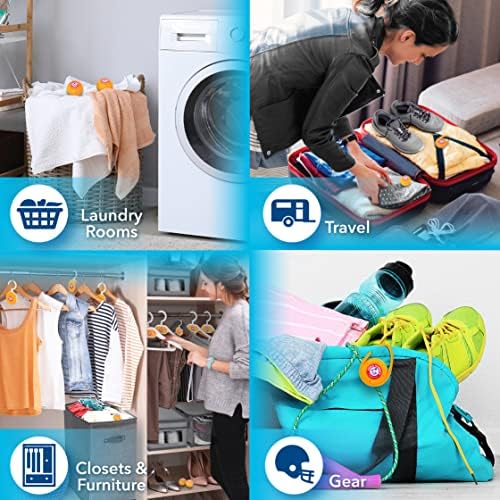 Arm & Hammer OdorBusterz® Odor Eliminator Balls, Clean Burst, 6 Count – Baking Soda Odor Control for Closets, Drawers, Hampers & Small Spaces - Image 6