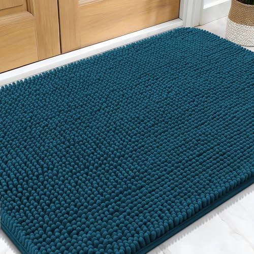 OLANLY Dog Door Mat for Muddy Paws 34x21, Super Absorbent Chenille Mud Mat by OLANLY