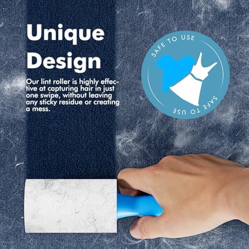 150 Sheets Mini Lint Rollers for Clothes, Small Size, 5 Count - Image 6