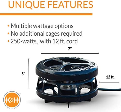 K&H Pond Heater for Fish, Deluxe Pond Deicer, 250W, Safety Listed, Black - Image 2
