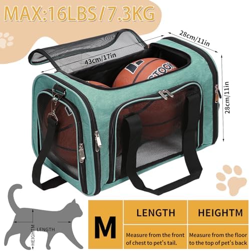 Soft-Sided Cat/Dog/Pet Carrier, Collapsible Pets Travel Carriers - Image 3