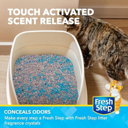 Fresh Step Cat Litter Crystals Deodorizer, Fresh Scent, 70 Oz - Image 3