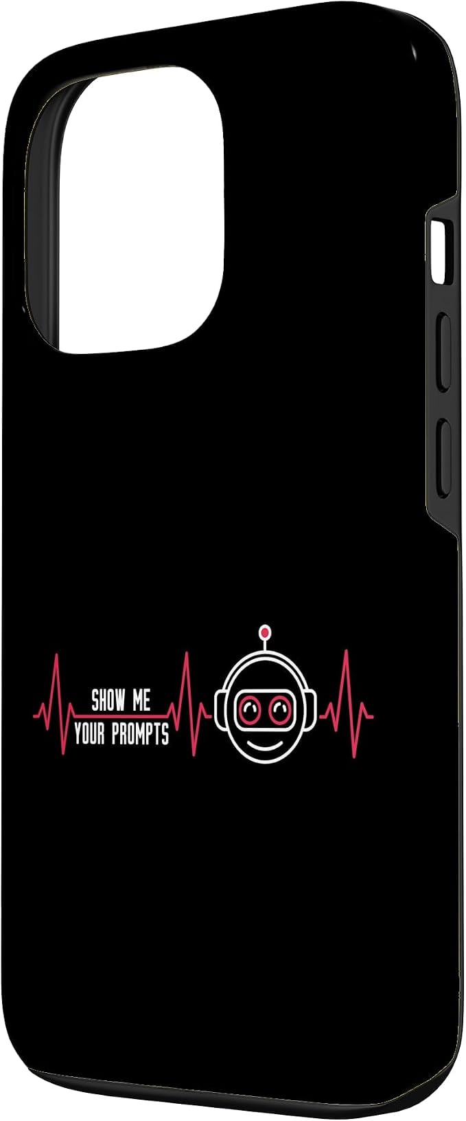 Show Me Your Prompts AI Artificial Intelligence Heartbeat Case for iPhone 13 Pro - Image 2