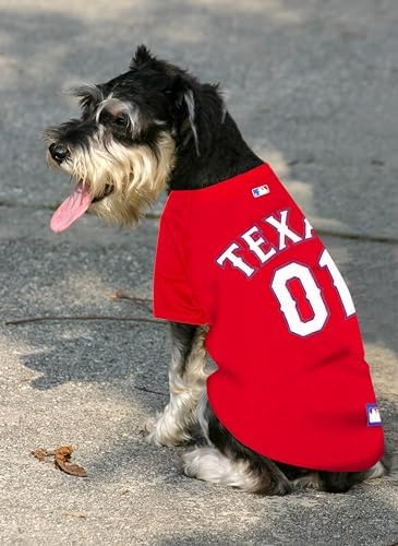 Official MLB Texas Rangers Pet Jersey for Dogs & Cats, Size Small - Stylish Baseball Jersey for Your Furry Fan- Show Off Team Spirit with The Perfect Fan Apparel Gear for Pet, Dog & Cat - Image 4