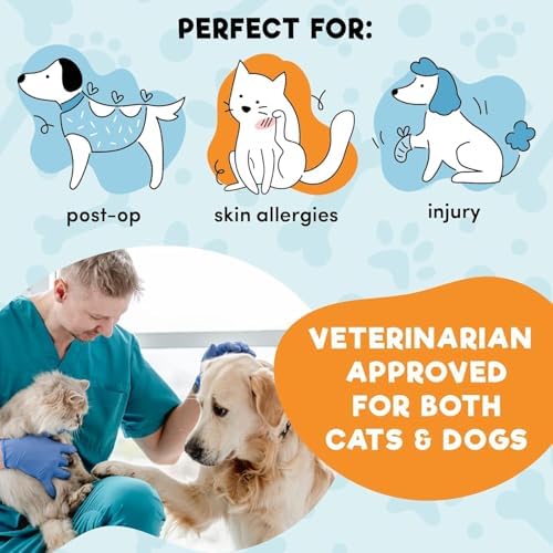 BENCMATE Inflatable Dog Cone Collar Alternative After Surgery Large+ - Image 3