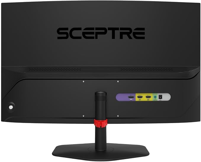 New! Sceptre Curved 24-inch Gaming Monitor 1ms 100Hz 1500R DisplayPort HDMI X2 Eye Care 100% sRGB Build-in Speakers, Machine Black 2026 (C248W-FW100T Series) - Image 3