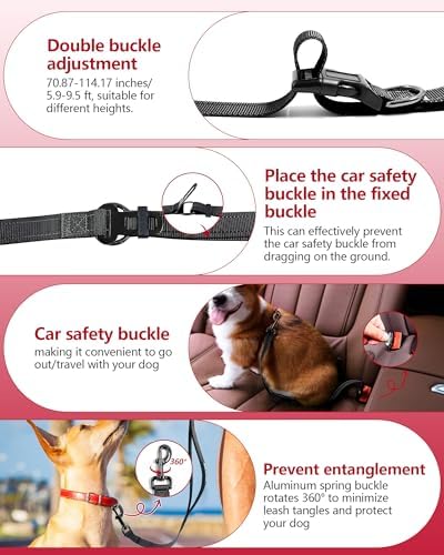 Hands Free Dog Leash, Multifunctional Crossbody Dog Leash - Image 3
