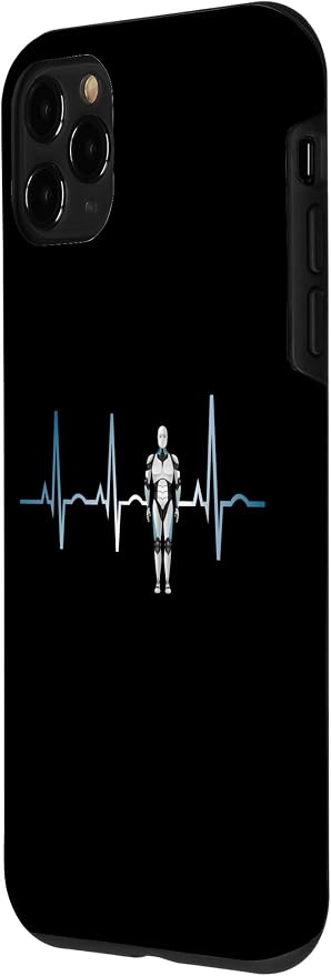 iPhone 11 Pro Ai Heartbeat Love Ai EKG Heart Funny Idea for Ai lover Case - Image 2