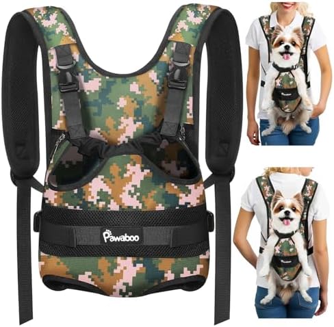 Pawaboo Pet Front Carrier Backpacks for Small Medium Dogs by Pawaboo