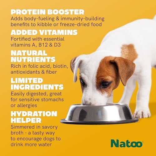 NATOO Chicken, Sweet Potato & Broccoli Dog Food Topper, 3 oz, 20 Pack - Image 4