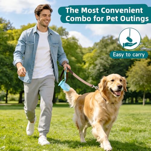 Dog Water Bottle Portable Pet Travel Bowl 2in1 Pet Drinking Feeder for Walk Outdoor 13.5oz Leak-Proof Dog Water Dispenser - Image 5